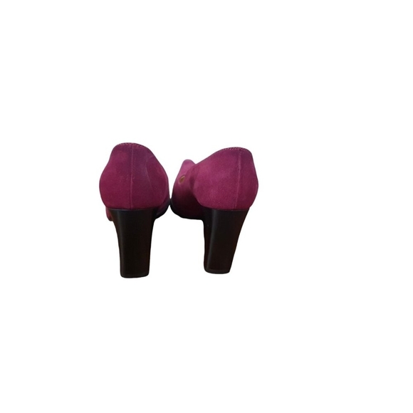 MIU MIU vintage suede wood block heels - EU 37.5 / 7 US - Picture 6 of 12